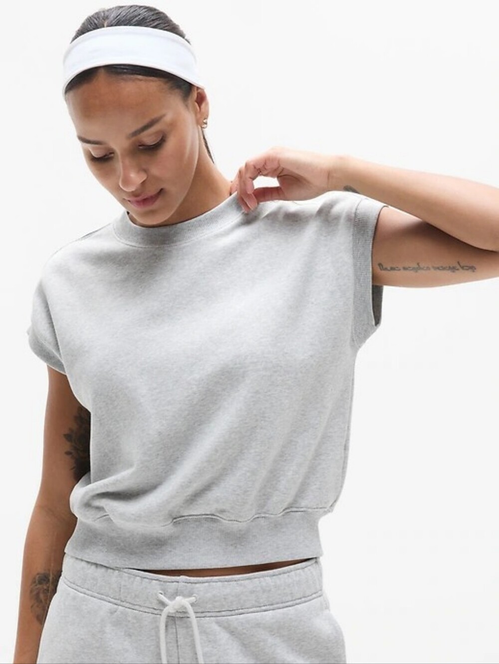 Athleta Terry Dolman Sweatshirt Top Medium Like New